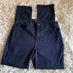NYDJ not your daughter’s jeans skinny dark wash stretch denim size 12